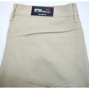 NEW RLX RALPH LAUREN SPORT GOLF TAILORED FIT PANTS KHAKI 34 X 32 $125